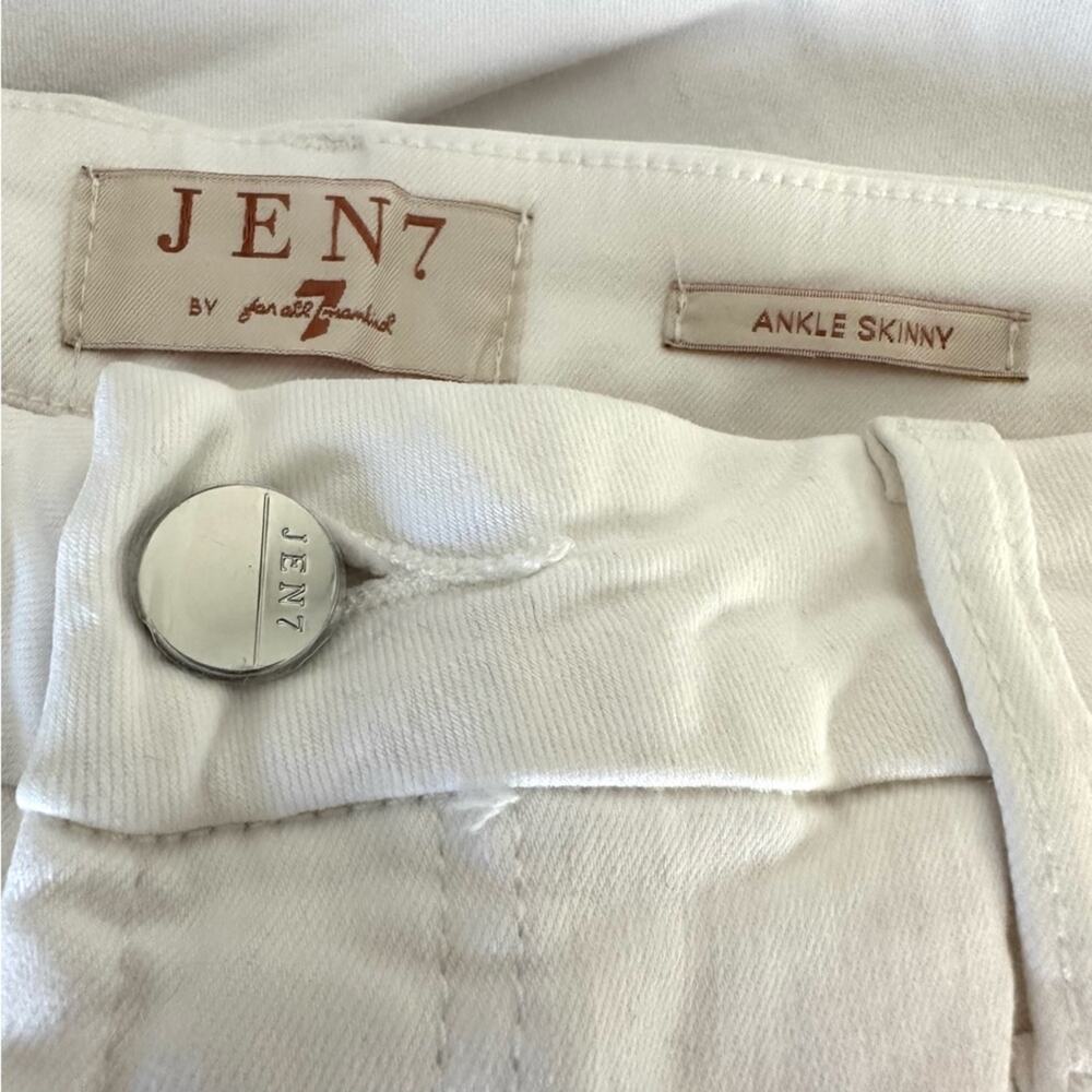 Jen7 by 7 for all mankind eyelet hem ankle skinny jeans Size 14 - Picture 6 of 13